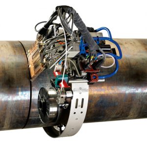 Customised carriage-type welding head for orbital welding of tubes and pipes