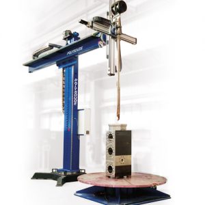 Cladding Rig for rotating workpieces